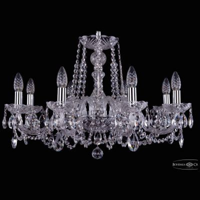 Люстра Bohemia Ivele Crystal 1402/8/240/Ni