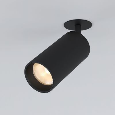 Diffe светильник встраиваемый черный 15W 4200K 25066/LED Elektrostandard