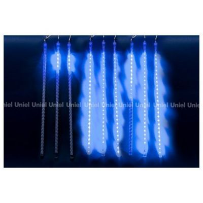 Гирлянда-занавес светодиодная Uniel ULD-E1505-336/DTK BLUE IP44 TWISTED METEOR