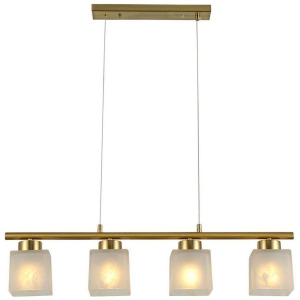 Светильник потолочный Linvel LV 9452/4 Антиго Бронза Е27 60W 720х100х600мм