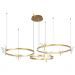 Подвесной светодиодный светильник Arte Lamp A2187LM-3GO