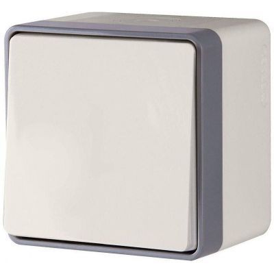 Выключатель 1-клавишный Werkel W5010203 IP44 слоновая кость (WL15-01-02)