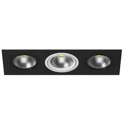 Встраиваемый точечный светильник i837070607 черный/белый Intero 111 Lightstar