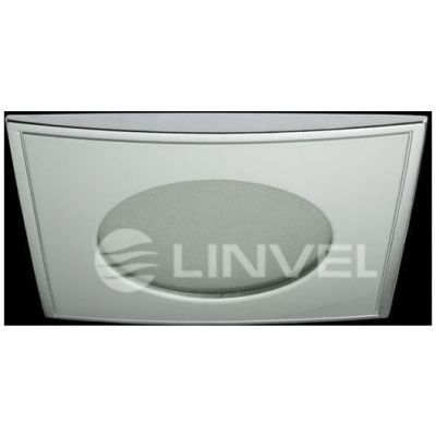 Светильник встраиваемый Linvel ELC-1403 PC/CH квадратный влагозащ под MR-16 IP65
