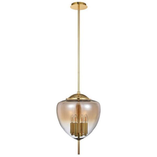 Светильник подвесной Crystal Lux MILAGRO SP4 A GOLD