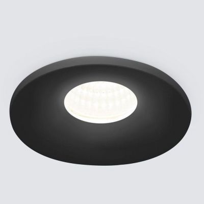 Встраиваемый точечный светодиодный светильник Elektrostandard 15270/LED черный