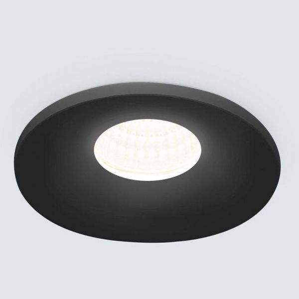 Встраиваемый точечный светодиодный светильник Elektrostandard 15270/LED черный
