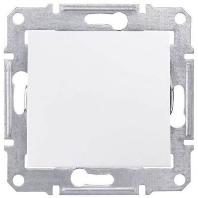 Выключатель 1-клавишный Schneider Electric Sedna Белый 10 А (сх.1)