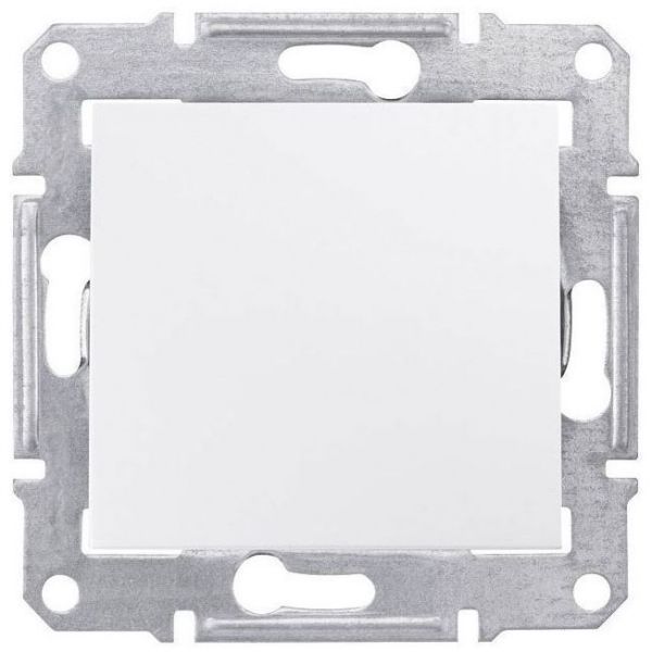 Выключатель 1-клавишный Schneider Electric Sedna Белый 10 А (сх.1)