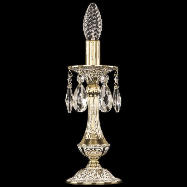 Настольная лампа бронзовая 71100L/1-26 GW Bohemia Ivele Crystal