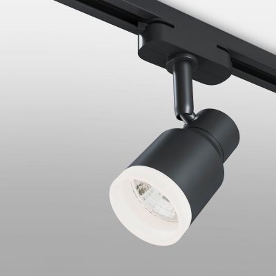 Трековый светодиодный светильник для однофазного шинопровода Elektrostandard Molly Черный 7W 4200K (LTB31) однофазный