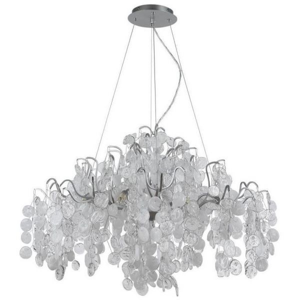 Подвесная люстра Crystal Lux Tenerife SP9 Silver Tenerife