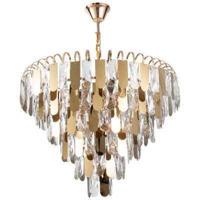 Подвесная хрустальная люстра Vivien Arte Lamp A2719SP-8GO