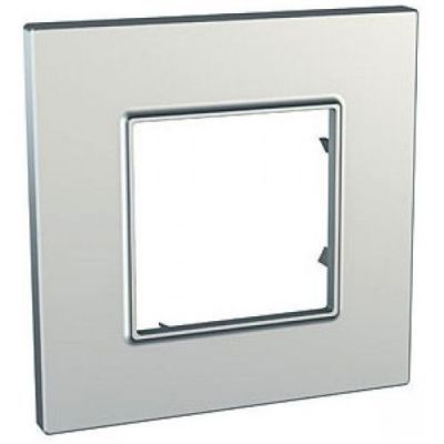 Рамка 1-ая SE Unica Quadro Серебро MGU6.702.55