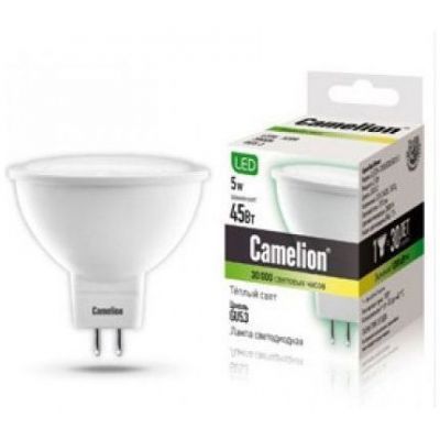Лампа светодиодная Camelion LED5-S108/830/GU5,3