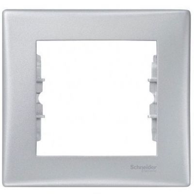 Рамка 1-я Schneider Electric Sedna Алюминий