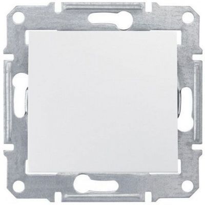 Выключатель 1-клавишный Schneider Electric Sedna Белый 10 А, IP44 (сх.1)