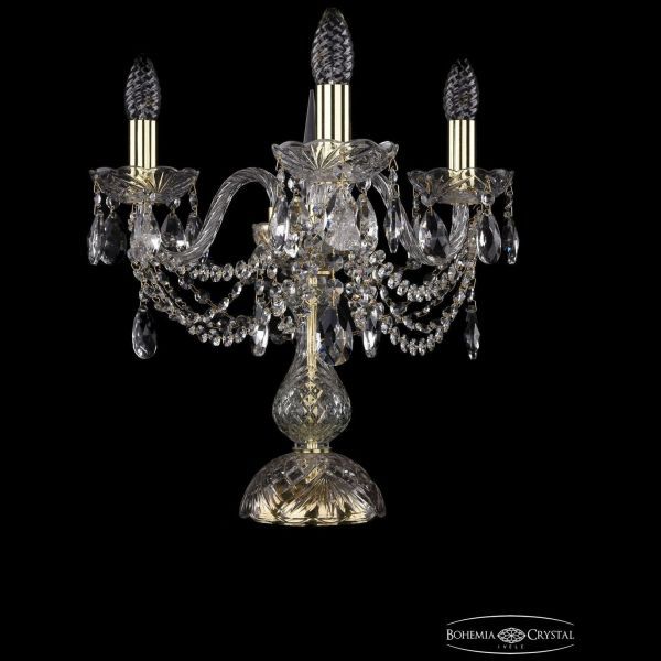 Настольная лампа Bohemia Ivele Crystal 1406L/3/141-39/G