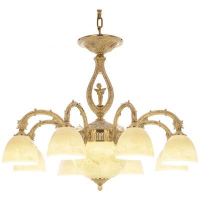 Люстра бронзовая 71409P/8/210 GW P1 D Rose FA10M Bohemia Ivele Crystal
