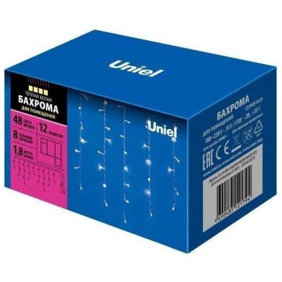 Бахрома для помещений Uniel ULD-B1805-048/DTA WARM WHITE IP20