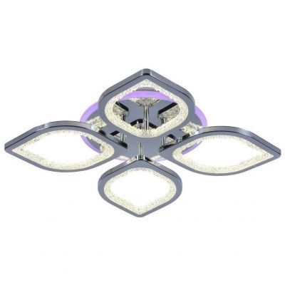 Потолочный светодиодный светильник 8032/4 CHR 80W+8W RGB хром Profit Light