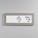 Рамка из поликарбоната на 3 поста Split дымчатый/белый, soft-touch W0033067 Werkel