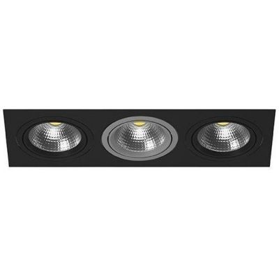 Встраиваемый точечный светильник i837070907 черный/серый Intero 111 Lightstar