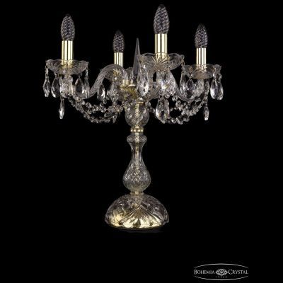 Настольная лампа Bohemia Ivele Crystal 1402L/4/141-47/G