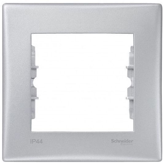 Рамка 1-я Schneider Electric Sedna Алюминий IP44