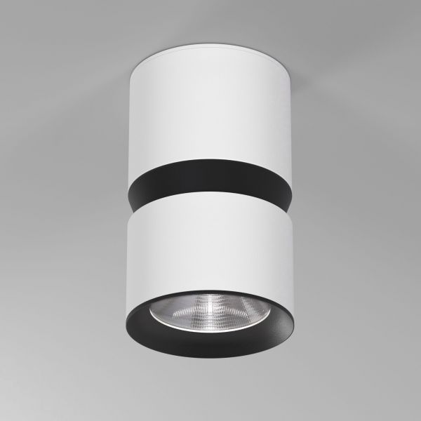 Светильник потолочный светодиодный Kayo 12W 4000К белый/чёрный Elektrostandard 25049/LED