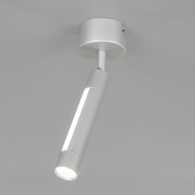 Настенно-потолочный светодиодный светильник Eurosvet 20084/1 LED серебро Strong
