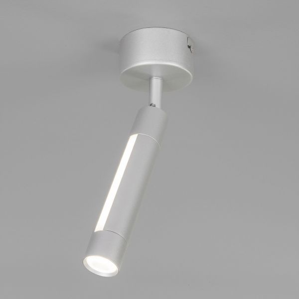 Настенно-потолочный светодиодный светильник Eurosvet 20084/1 LED серебро Strong