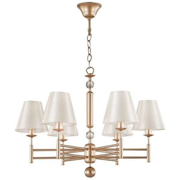 Подвесная люстра Crystal Lux FLAVIO SP6 GOLD Flavio