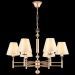 Подвесная люстра Crystal Lux FLAVIO SP6 GOLD Flavio