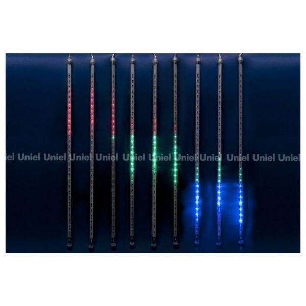 Гирлянда-занавес светодиодная Uniel ULD-E2405-240/DTK MULTI IP44 METEOR