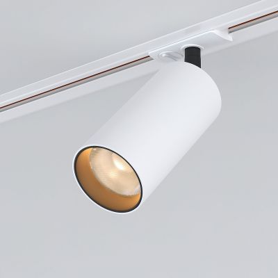 Трековый светильник Elektrostandard Diffe белый/черный 15W 4200K (85166/01) однофазный