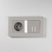 Рамка из поликарбоната на 2 поста Split дымчатый/белый, soft-touch W0023067 Werkel