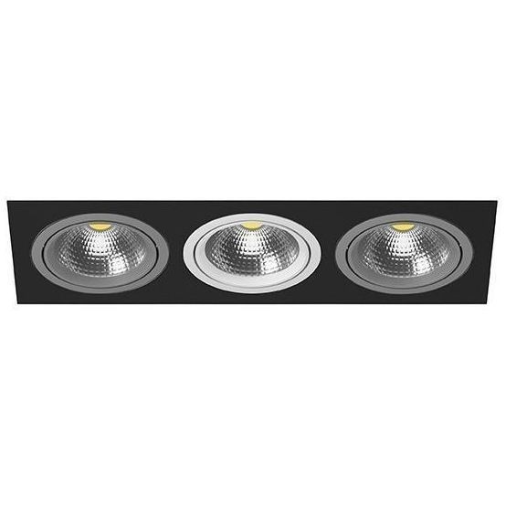 Встраиваемый точечный светильник i837090609 черный/серый/белый Intero 111 Lightstar