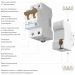 Дифференциальный автомат 1P+N 16 A 30 mА 6 kА C A Werkel W922P166
