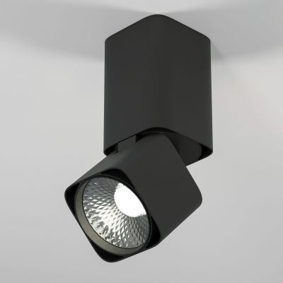 Светильник потолочный светодиодный Elektrostandard 25043/LED 10W 4000K чёрный