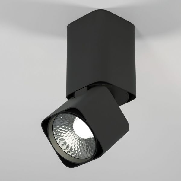 Светильник потолочный светодиодный Elektrostandard 25043/LED 10W 4000K чёрный