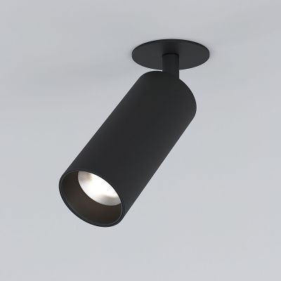 Diffe светильник встраиваемый черный 10W 4200K 25052/LED Elektrostandard