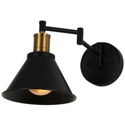 Бра Linvel LB 9455/1 Коди Чёрный/бронза Е27 60W 300х180х190