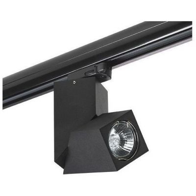 Трековый трехфазный светильник A3T051057 черный Illumo Lightstar