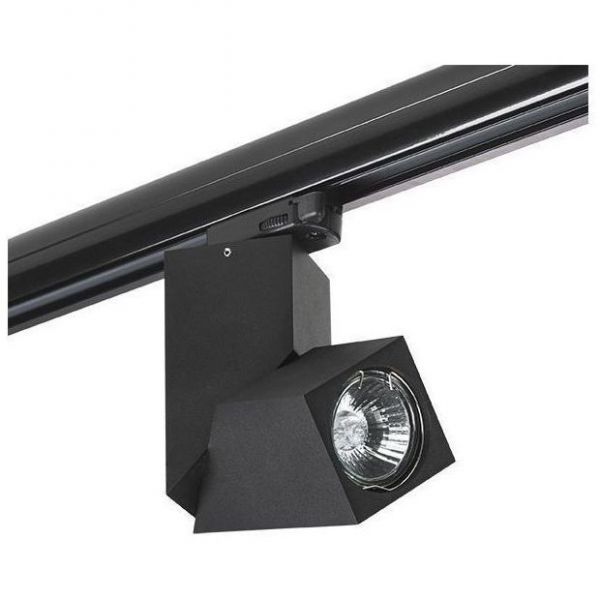 Трековый трехфазный светильник A3T051057 черный Illumo Lightstar