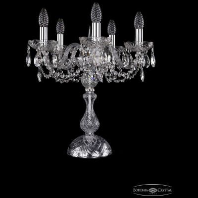 Настольная лампа Bohemia Ivele Crystal 1402L/5/141-47/Ni