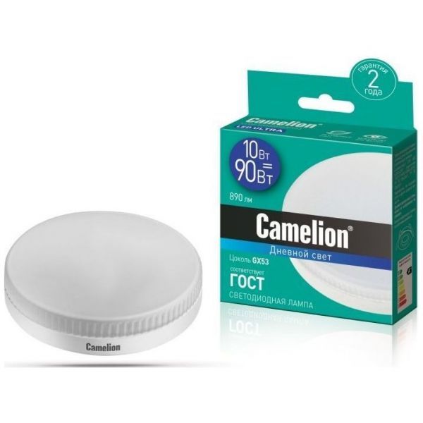 Светодиодная лампа Camelion LED10-GX53/865/GX53
