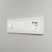 Рамка из поликарбоната на 4 поста Split айвори/белый, soft-touch W0043066 Werkel