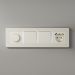 Рамка из поликарбоната на 4 поста Split айвори/белый, soft-touch W0043066 Werkel