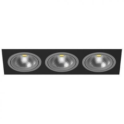 Встраиваемый точечный светильник i837090909 черный/серый Intero 111 Lightstar